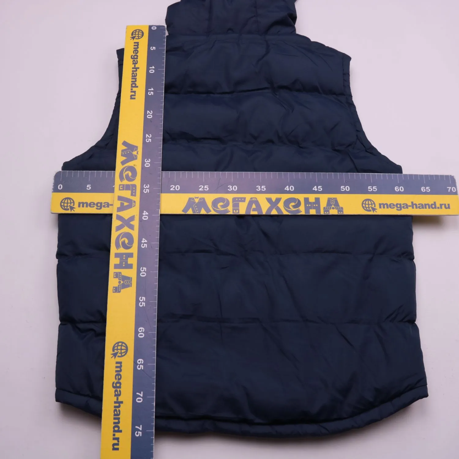 Тёмно-синий жилет Tokyo Laundry с капюшоном, размер 54 (XL)