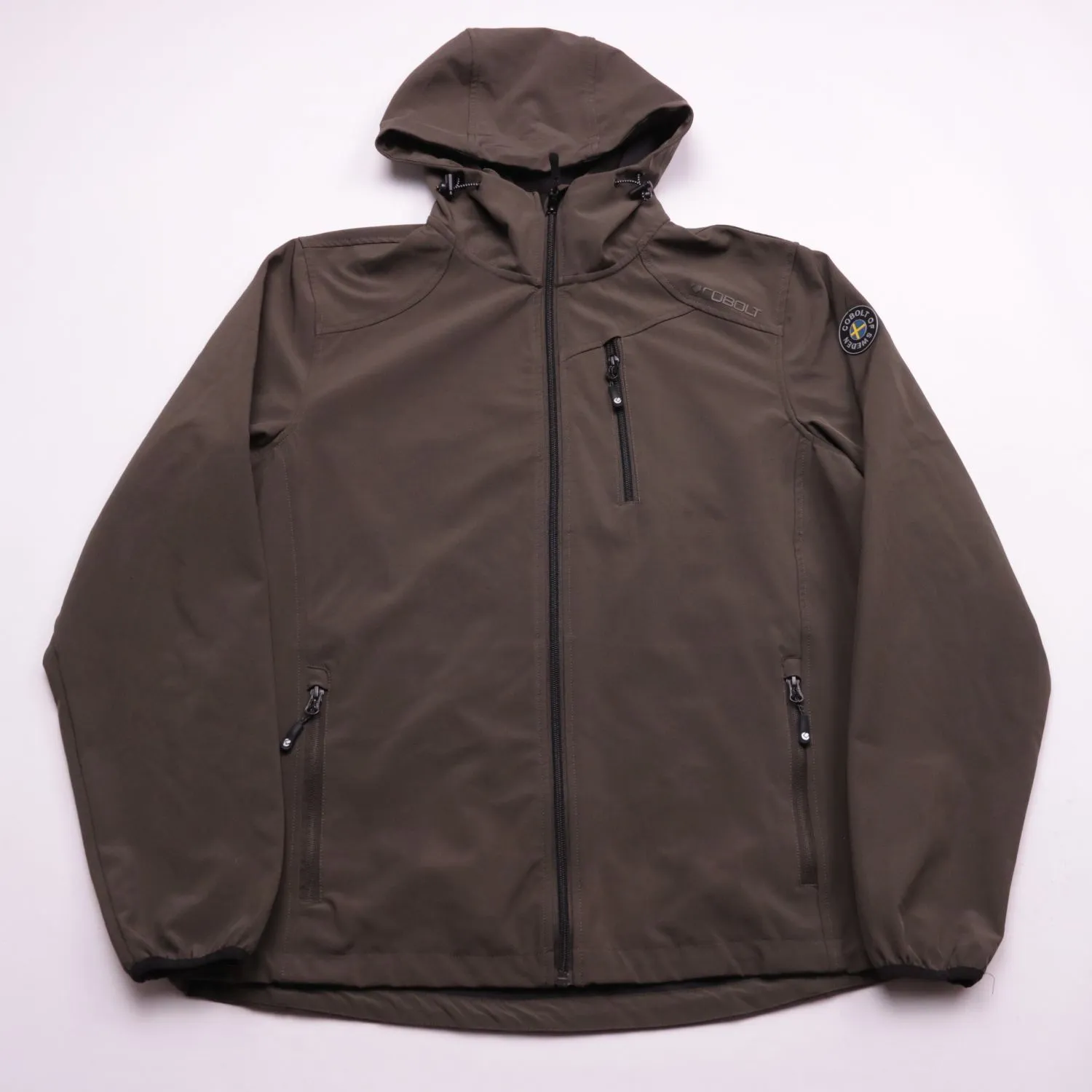 Коричневая куртка Cobolt с капюшоном, размер 50 (L)